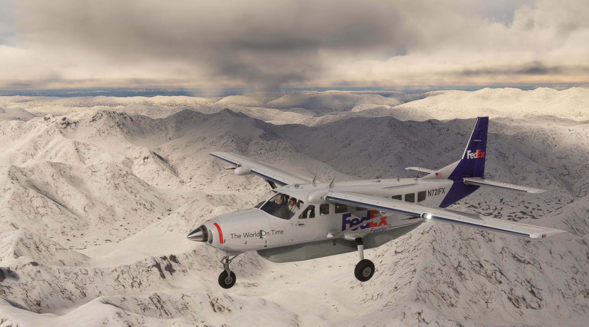 Cessna Caravan in snow
